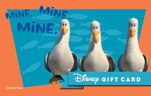 finding nemo cards disney gift card