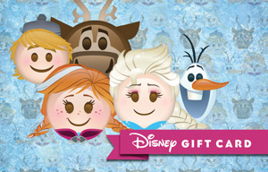 frozen emoji fun gift card disney gift card emoji fun